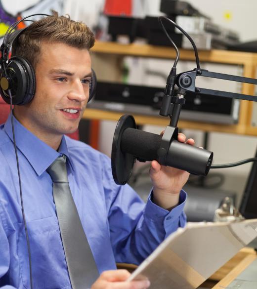 An aspiring journalist may gain experience as a radio broadcaster.