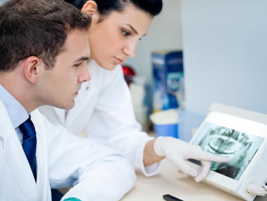 Dental assistants often work work dental x-rays.