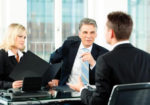 Personnel directors might sit in on job interviews.