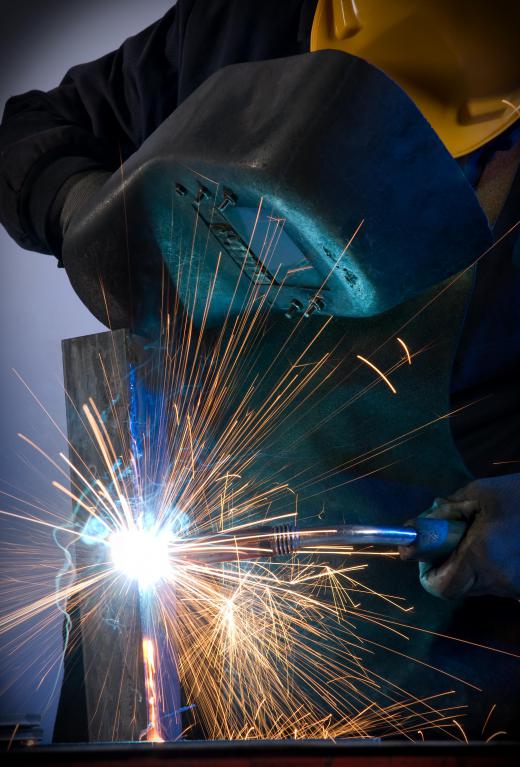 Arc welding may be performed during industrial maintenance.