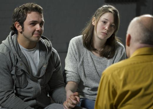 An EAP counselor might be called upon to help a couple in a troubled relationship.