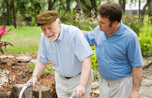 Home health aide workers may provide physical therapy to the elderly.