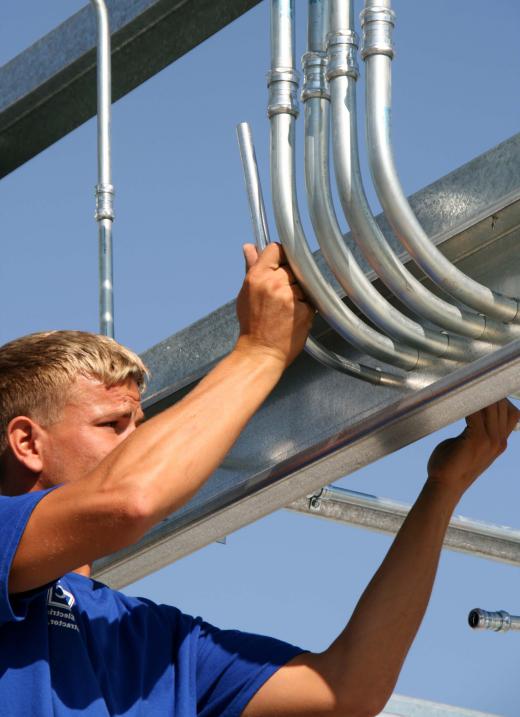 Some master electricians find work supervising industrial electrical work.