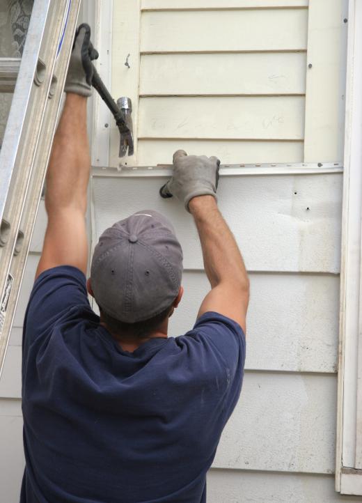 Some contractors specialize in repairing and installing siding on commercial and residential buildings.