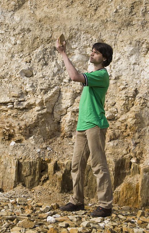 geologist at work