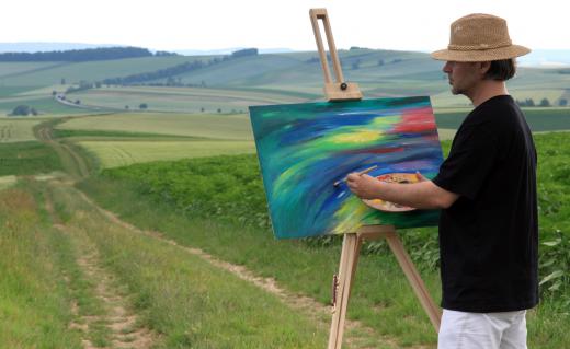 Some oil painters are self-taught.