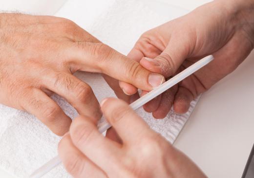 Mobile nail technicians are able to provide manicures to the ir customers in their customers' homes.