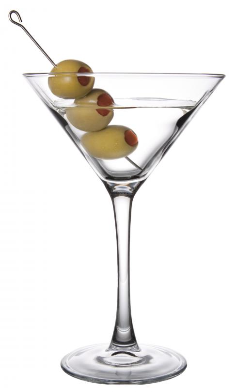 Martinis are a common drink that a cocktail server might serve.