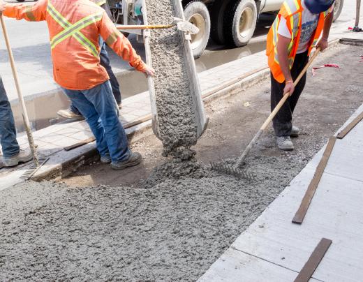 A person who is interested in working in the cement industry could play various roles in the concrete-laying process.