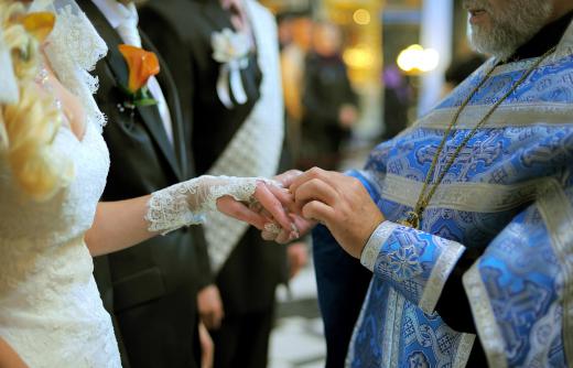 An organist may be hired for a wedding ceremony.