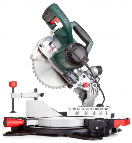 Furniture makers often use a miter saw to make precise crosscuts.