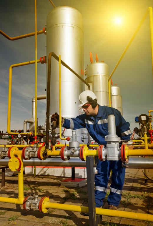 Gas plant operators often work around dangerous, caustic and volatile chemicals and gasses.