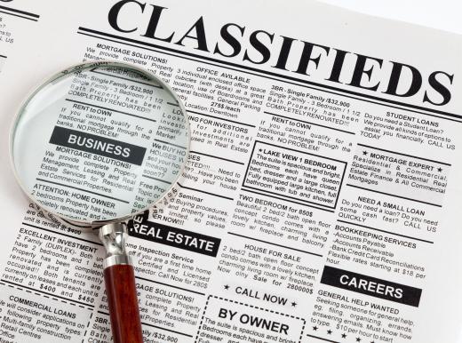 NGOs may publish classifieds in local newspapers to find potential employees.