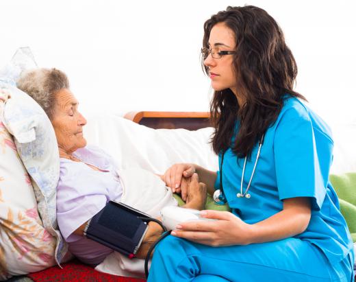 A nurse working in holistic medicine cares for a patient's mind, body, and spirit.