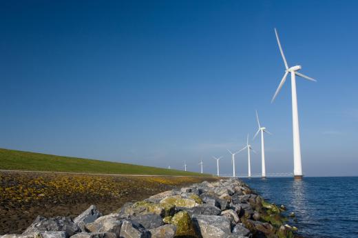 An energy engineer may specialize in developing platforms for offshore wind turbines.