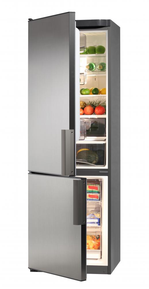 A refrigerator.