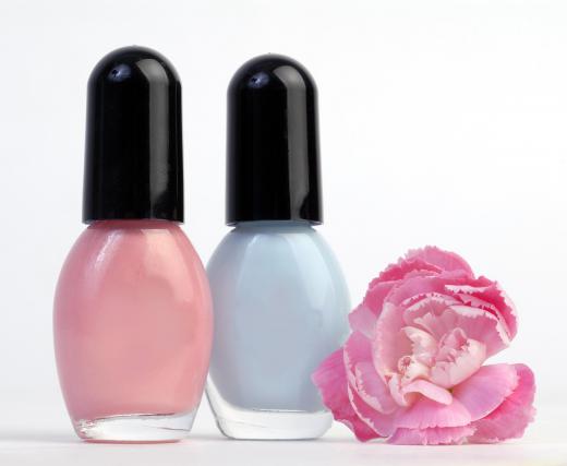 A cosmetic manufacturer produces nail polish.