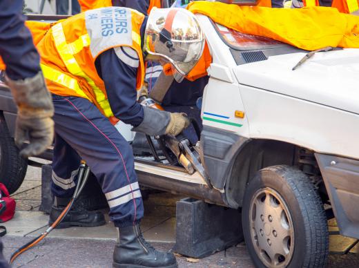 Battalion chiefs may be tasked with ensuring firefighters receive training on extrication equipment and techniques.