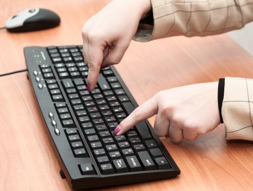 Those who use the "hunt and peck" method of typing may struggle to type enough wpm to meet typing qualifications.