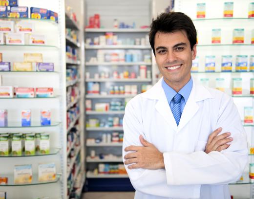 A pharmacist fulfills and monitors prescriptions.