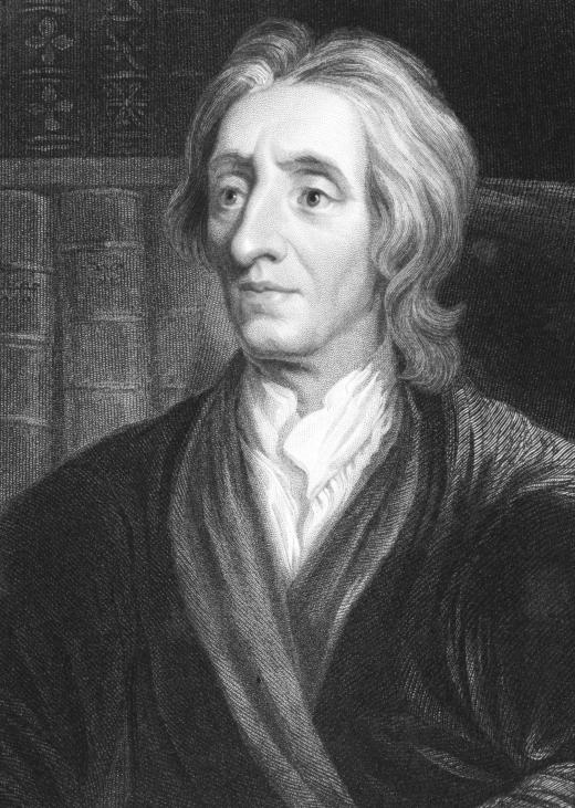 Political analysts base their work on the ideas of political theorists, such as John Locke.