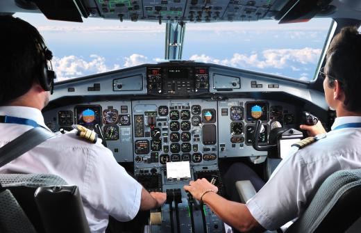 A first officer usually sits on the right hand side of an aircraft's cockpit.