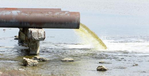 Hydrologists study the effects of water pollution.