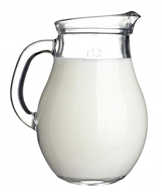 Milk from a dairy farm.