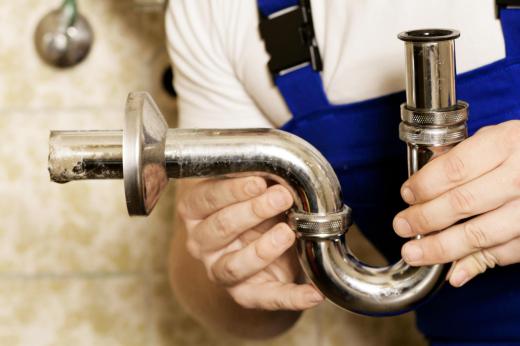 Plumbing is a type of handyman job.