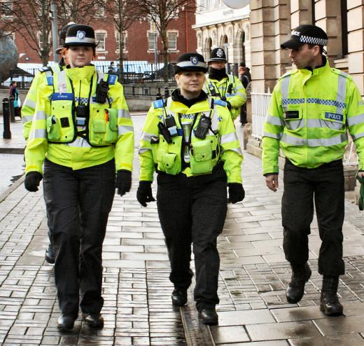 Police officers may be called upon to perform foot patrols.