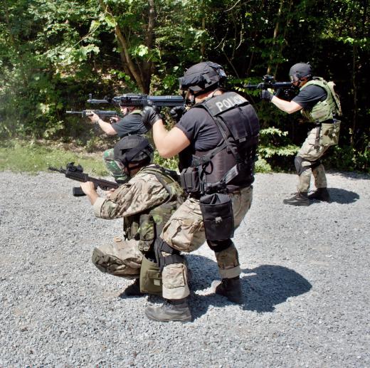 Becoming a public safety officer will require basic weapons training.