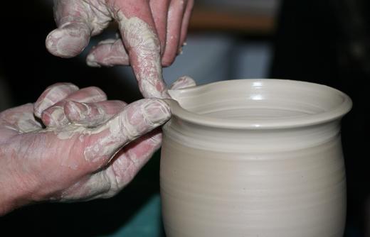 Universities and art centers may offer pottery classes to members of the public who are interested in making pottery.