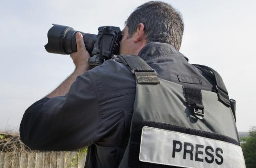 Photojournalists provide images in an effort to convey a story.