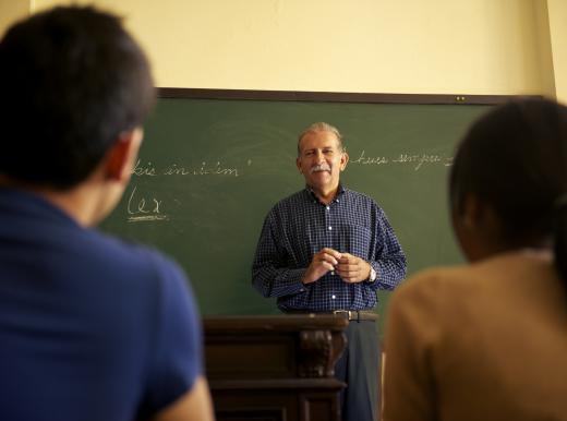 A biology professor is often hired on tenure track.