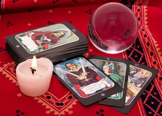 Reading tarot cards for friends can help someone get the experience to try it professionally.