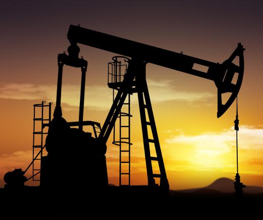 A drilling contractor may work with an oil company that is setting up a well.