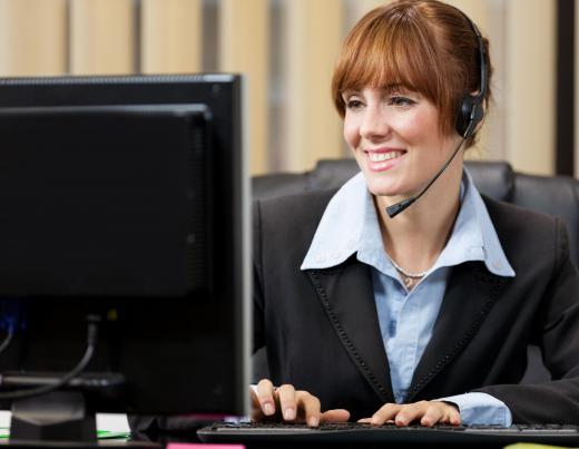 Telephone operators spend a large proportion of their work shift sitting at a computer desk.