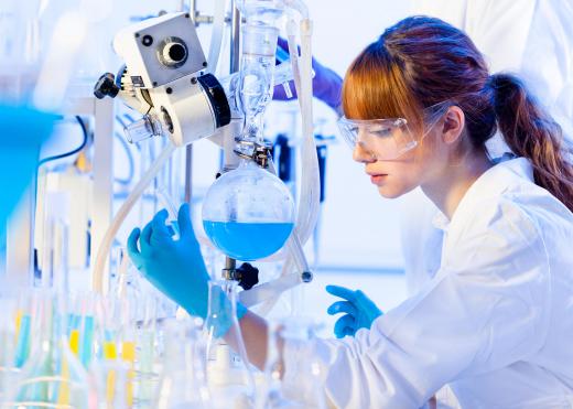 Courses and work experience in chemistry can be applied to work in genetics research.