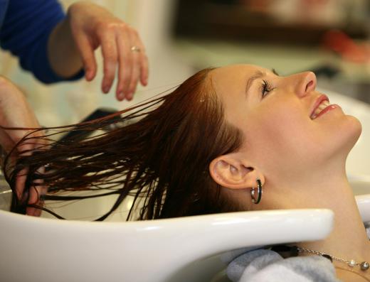 Hair washing services may be offered at a hairdressing salon.