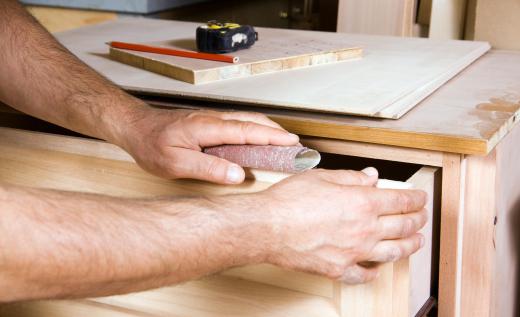 A carpenter's job may consist of building furniture.