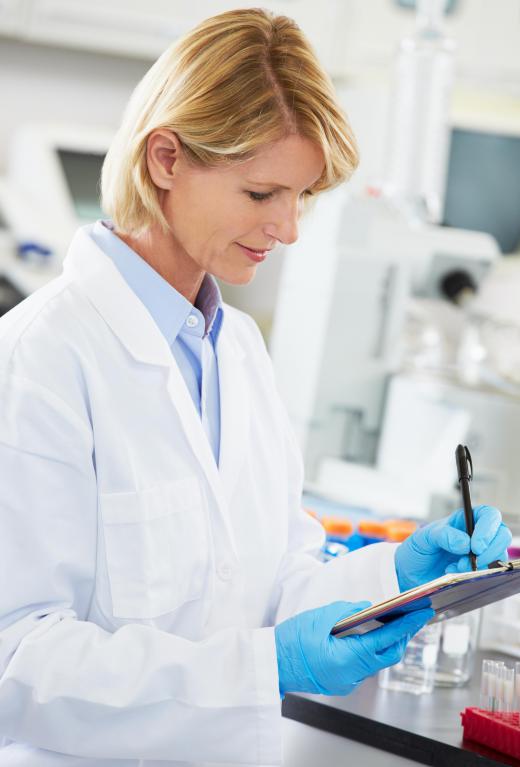 A tumor registrar may work in a research laboratory where she is tasked with managing records of experiments.