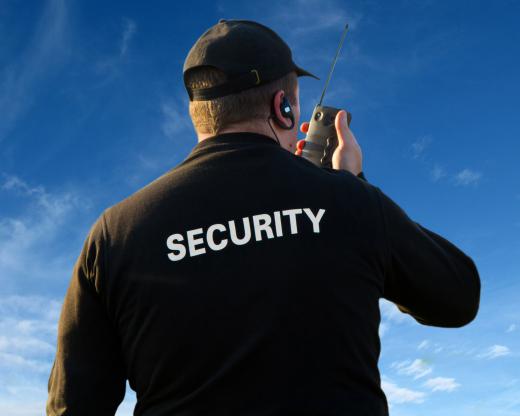 A door greeter may have been formerly employed as a security guard.