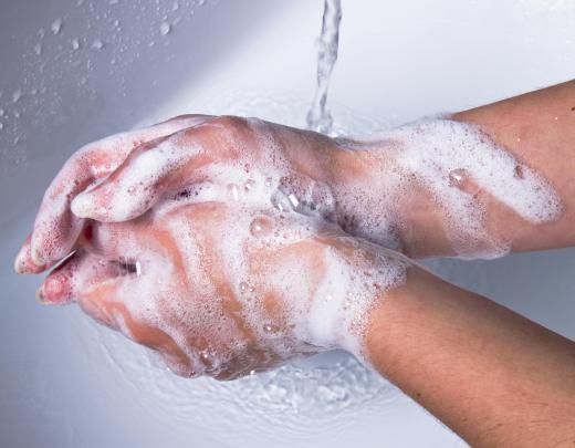 Individuals who work in food preparation are required to learn proper hand washing techniques.