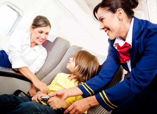 Air hostesses, or flight attendants, need to be able to communicate effectively.