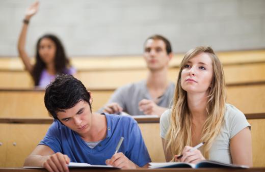 Some college students work during the day and take classes in the evenings.