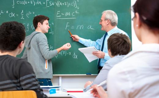 A mathematics lecturer may teach a range of math classes.