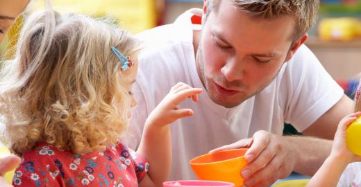 Kindergarten teachers often must have patience, as they are dealing with some students in their first learning environment.