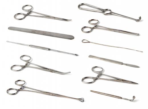 Surgical tools need to be sterilized and prepped for the next surgery.