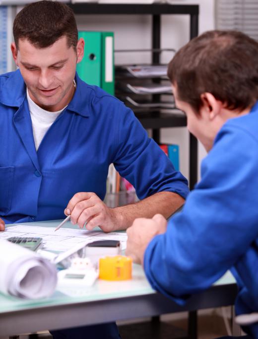 Automotive service writers are responsible for estimating charges and making up work orders.