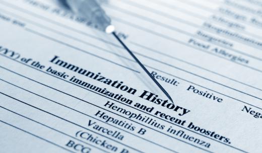 A family practice physician can ensure all the proper immunizations are given.